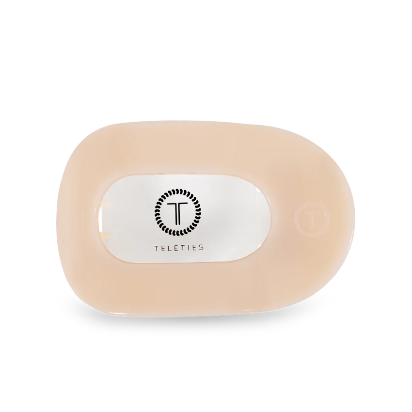 Medium Flat Round Hair Clip | TELETIES - The Street Boutique