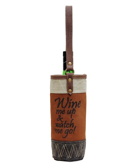 Myra “Wine Me Up” Bottle Bag - The Street Boutique