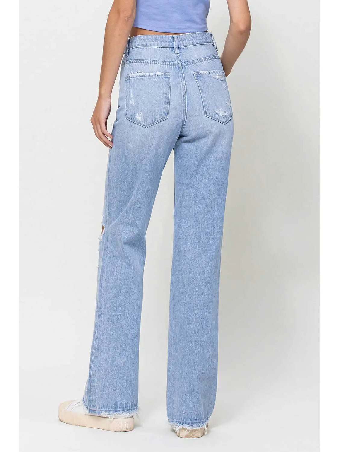 Super High Rise 90’s Vintage Flare Jeans - The Street Boutique