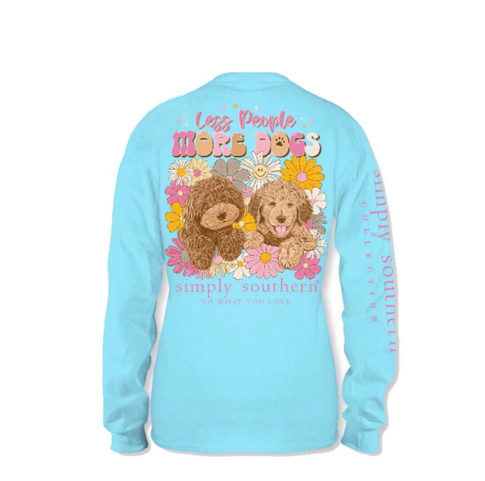 Simply Southern More Dogs Long Sleeve Tee - YOUTH - The Street Boutique 