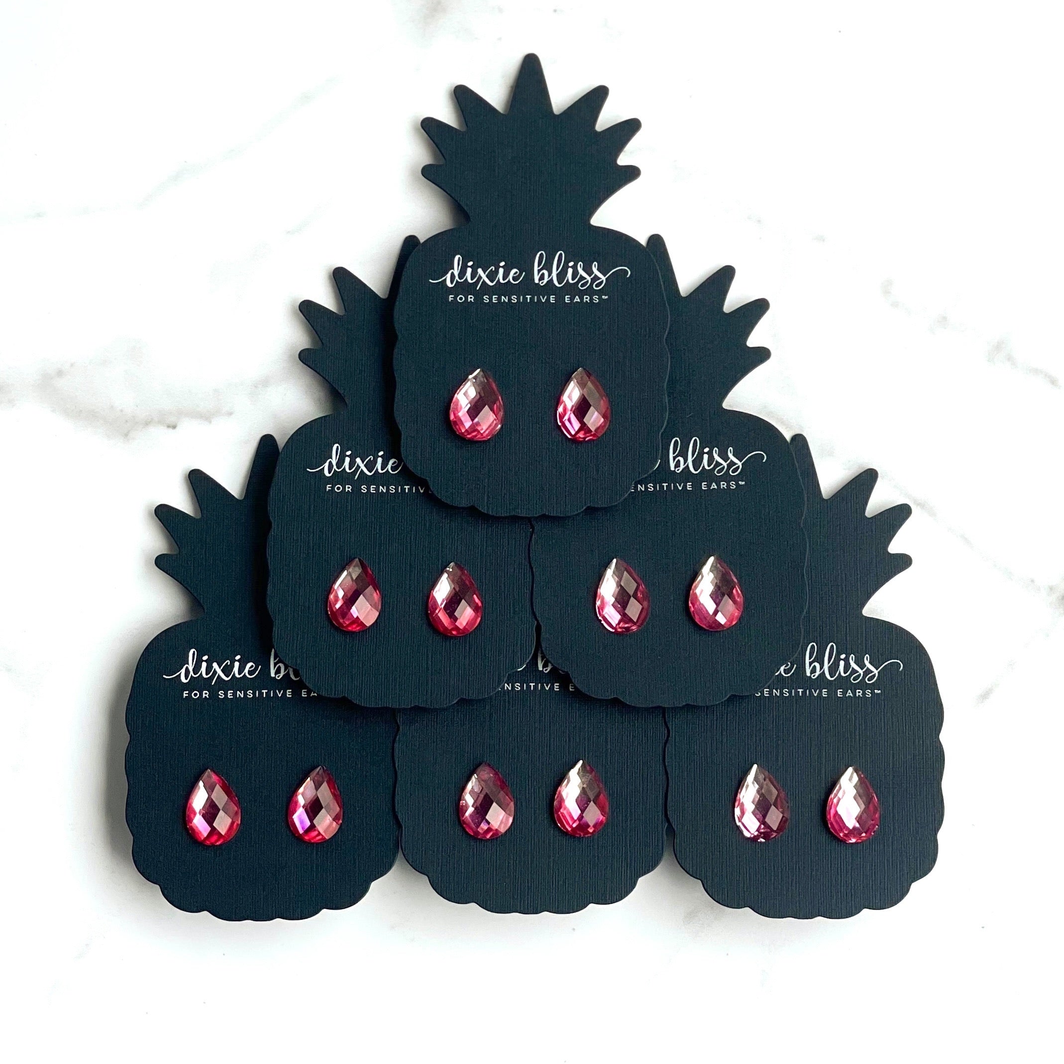 Dixie Bliss | Of a Dream Teardrop Earrings in Pink Ombre - The Street Boutique