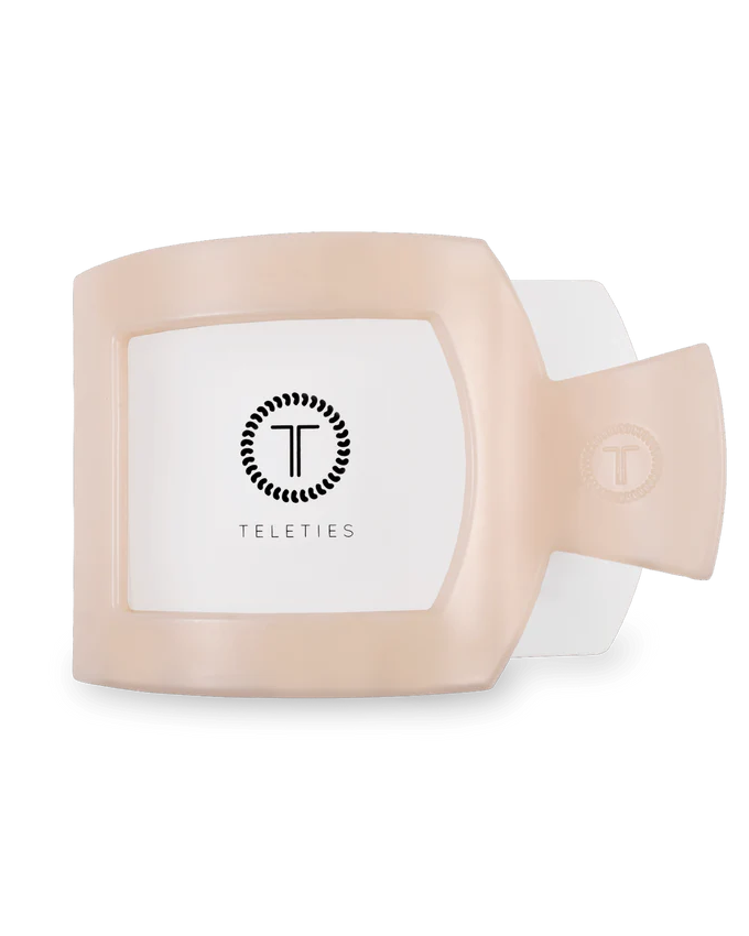 Medium Flat Square Hair Clips | TELETIES - The Street Boutique