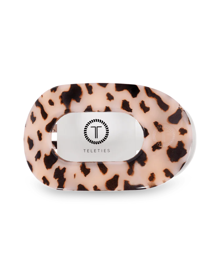Medium Flat Round Hair Clip | TELETIES - The Street Boutique