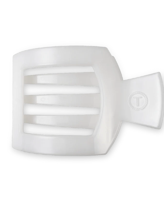 Medium Flat Square Hair Clips | TELETIES - The Street Boutique