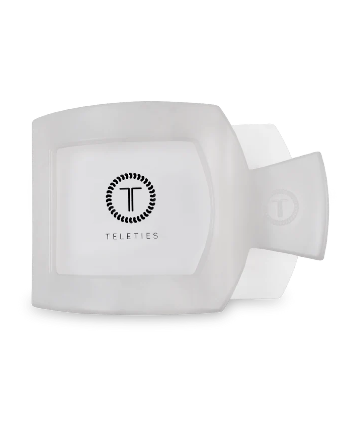 Medium Flat Square Hair Clips | TELETIES - The Street Boutique