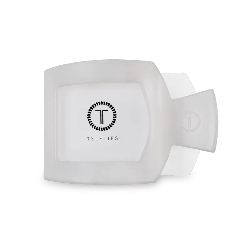 Medium Flat Square Hair Clips | TELETIES - The Street Boutique