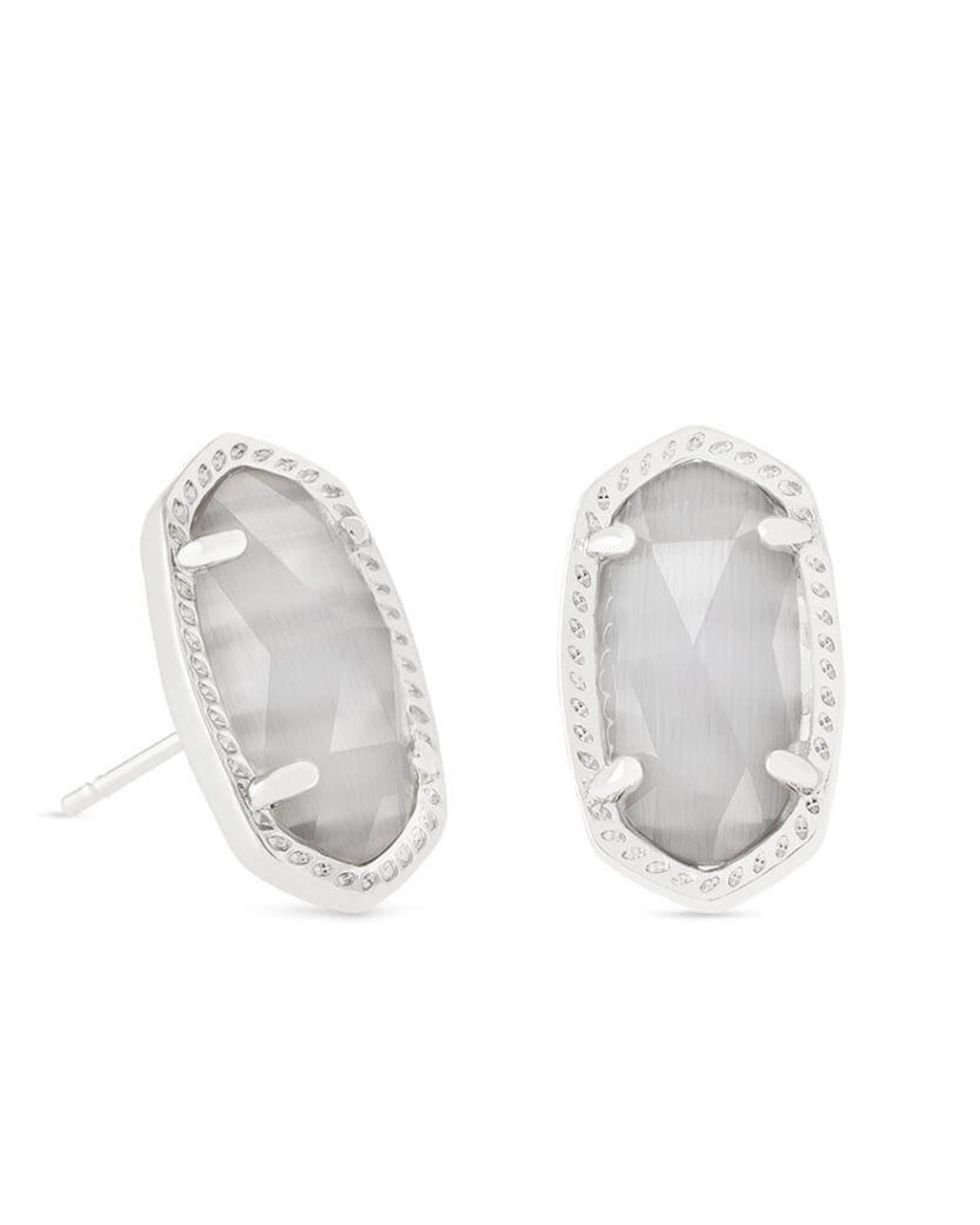 Kendra Scott Ellie Silver Stud Earrings - The Street Boutique