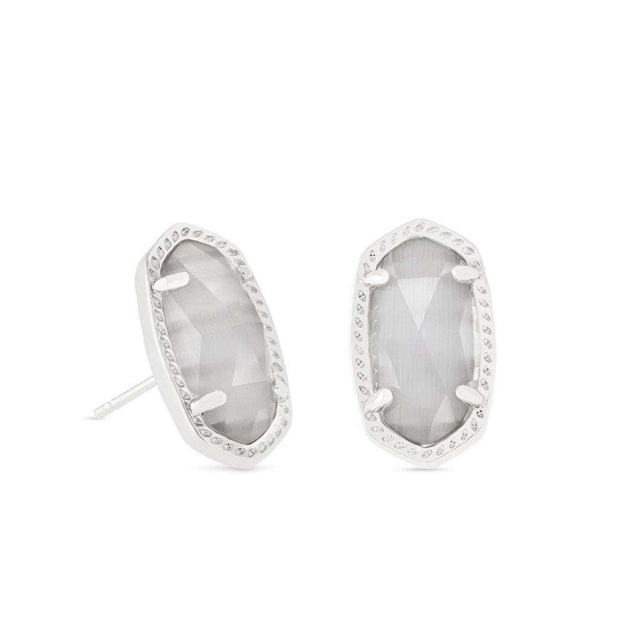 Kendra Scott Ellie Silver Stud Earrings - The Street Boutique