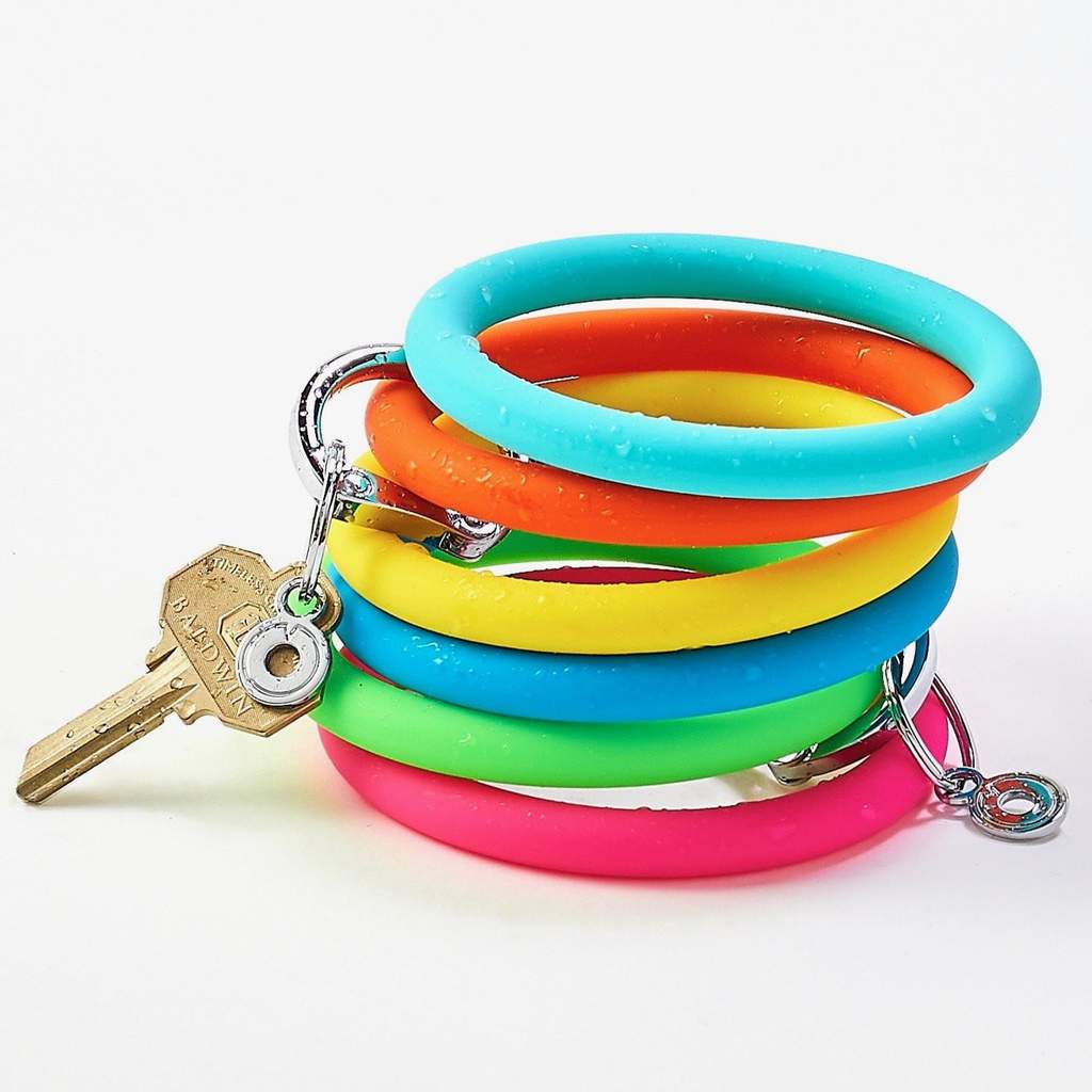 Bright Collection - Silicone Big O Key Ring