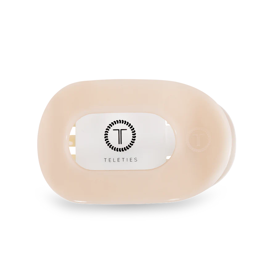 Small Flat Round Hair Clip | TELETIES - The Street Boutique 