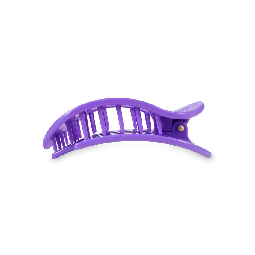 Medium Flat Round Hair Clip | TELETIES - The Street Boutique 