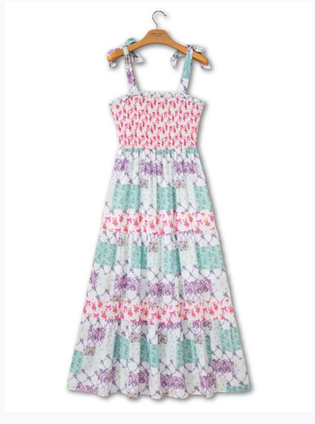 Simply Southern Patchwork Maxi Dress - Large Simply Southern Patchwork Maxi Dress - Large