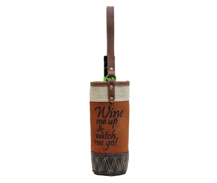 Myra “Wine Me Up” Bottle Bag - The Street Boutique 