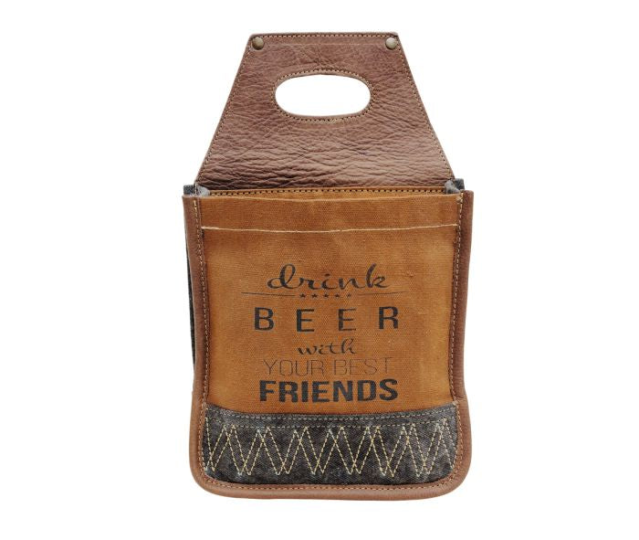 Myra “With Friends” 6 Pack Beer Caddy - The Street Boutique 