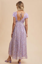 Dusty Lilac Maxi Dress - The Street Boutique 