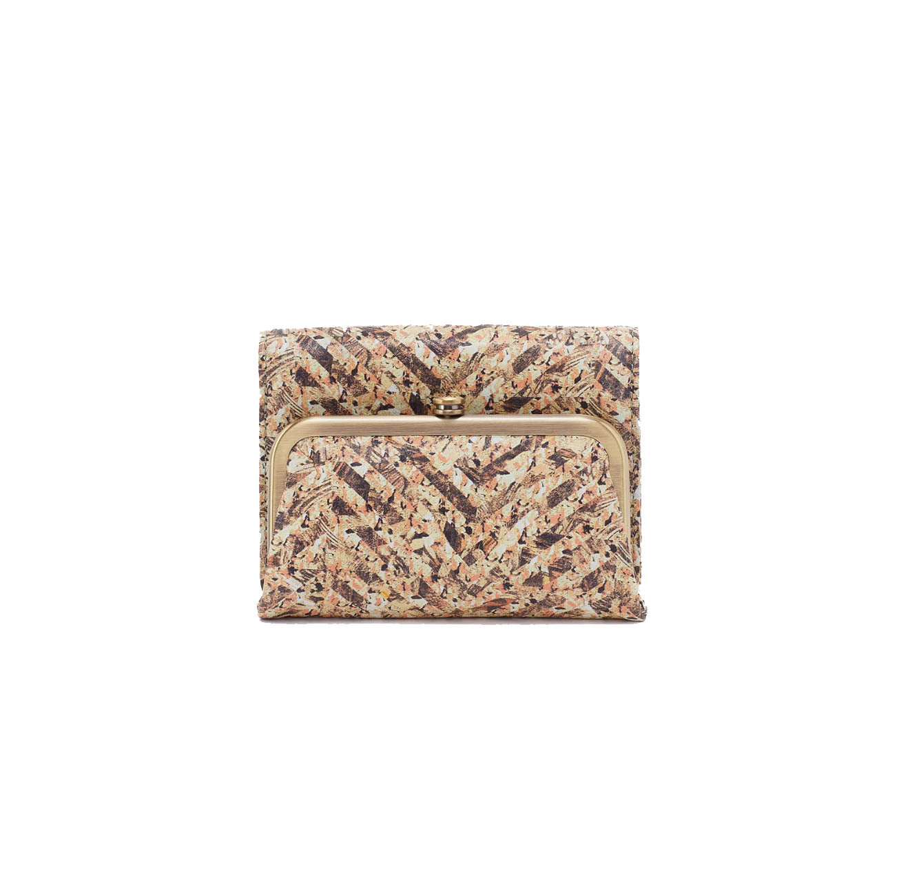 Robin Compact Wallet | Neutral Mosaic Print - The Street Boutique 