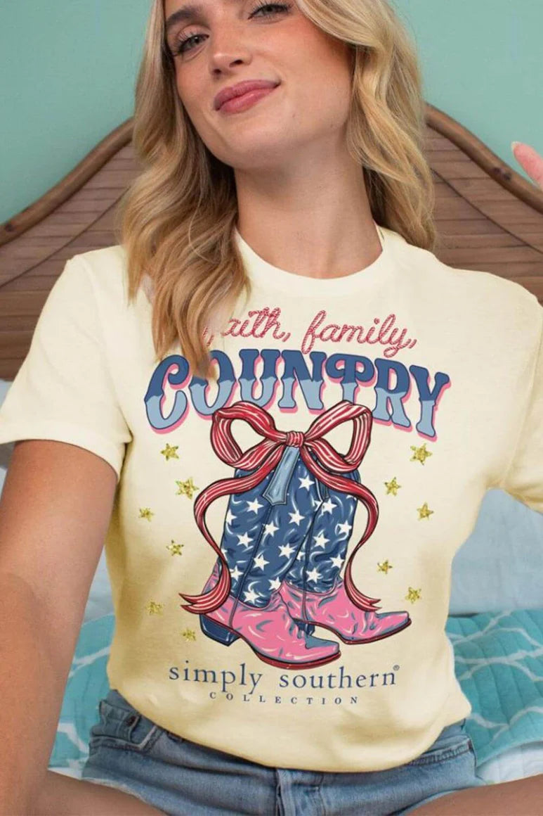 Simply Southern Country Boots T-Shirt - The Street Boutique 