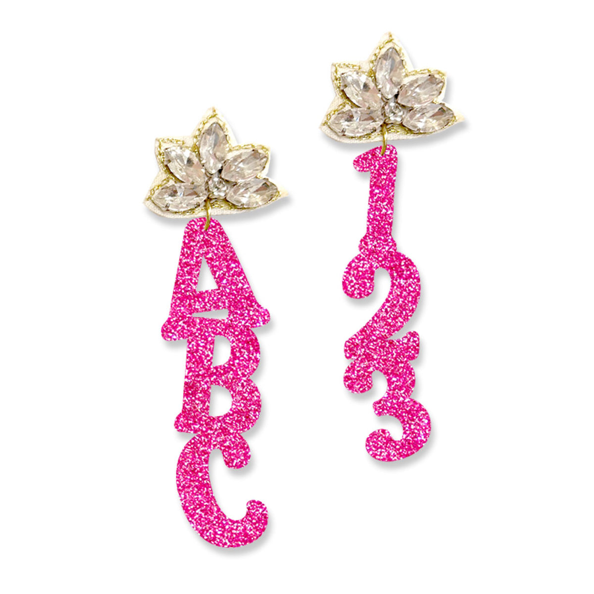 ABC123 Earrings - The Street Boutique 