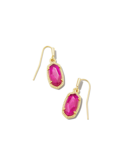 Lee Gold Drop Earrings in Azalea Illusion | KENDRA SCOTT - The Street Boutique 