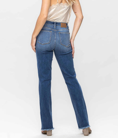 Judy Blue High Waist Straight Jeans - The Street Boutique 