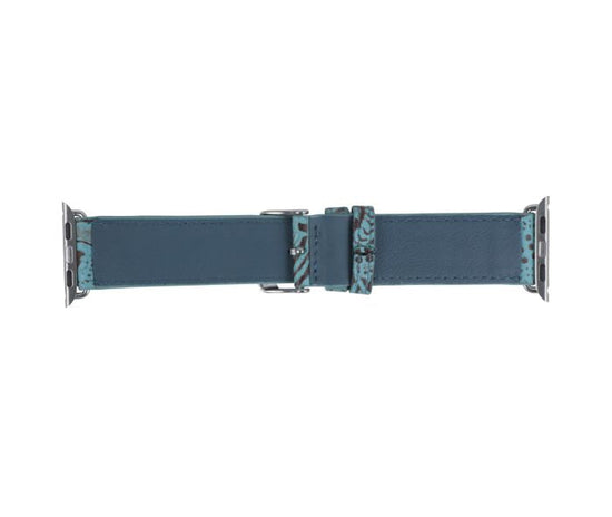 Myra Turquoise Leather Watch Band - The Street Boutique 