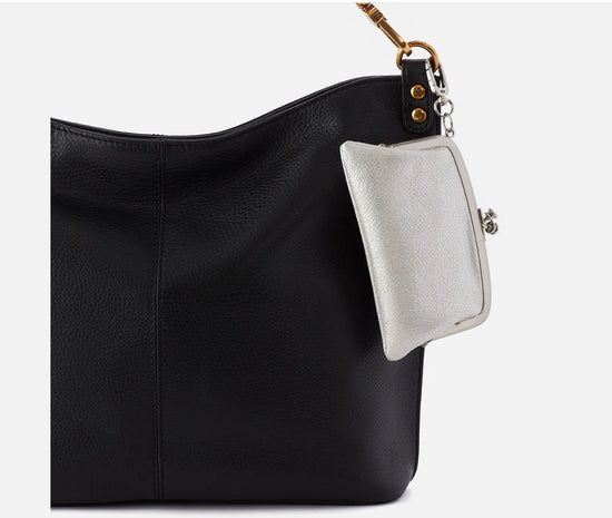 Cheer Frame Pouch by HOBO in Silver - The Street Boutique 