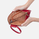 Sable Wristlet by HOBO in Claret - The Street Boutique 