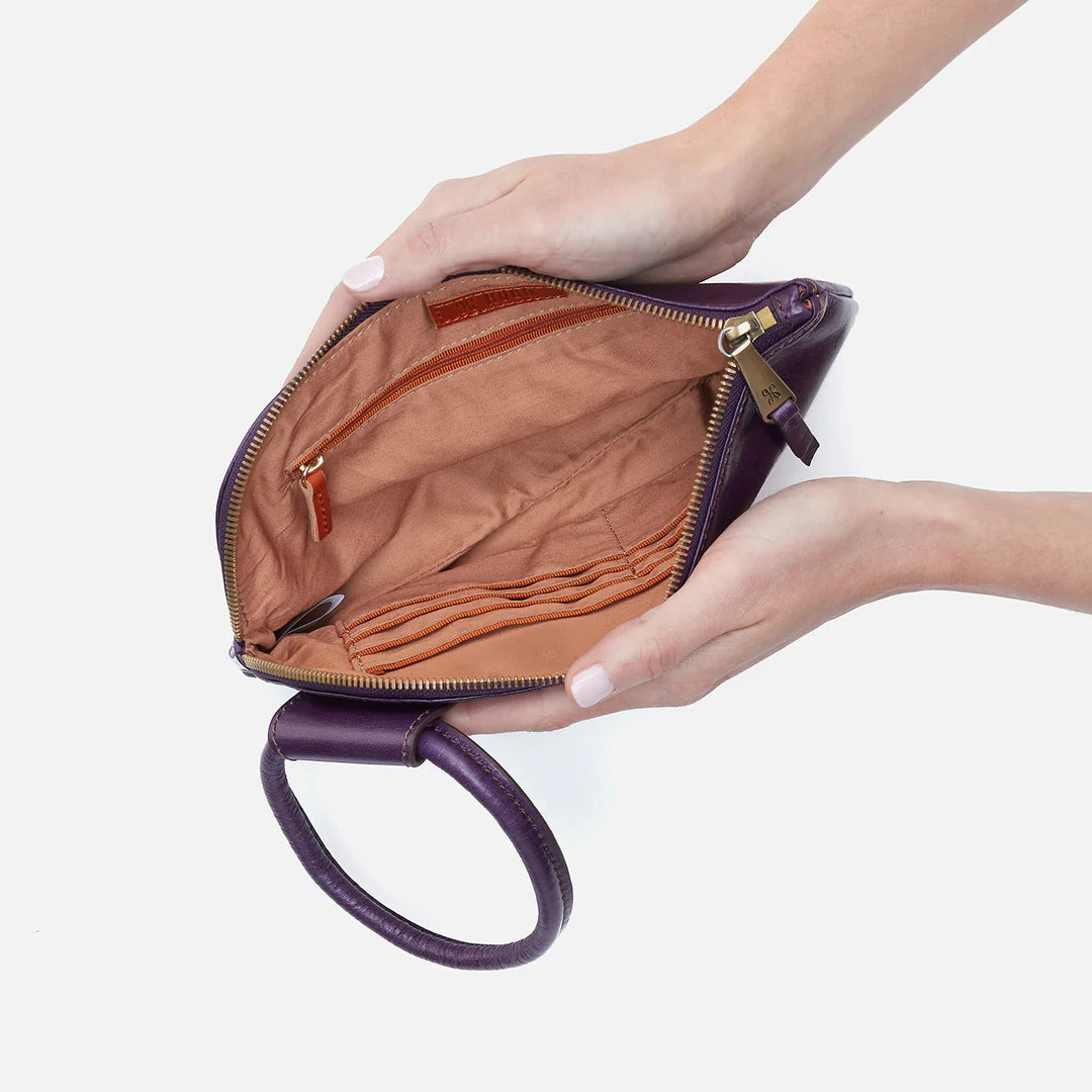 Sable Wristlet by HOBO in Deep Purple - The Street Boutique 
