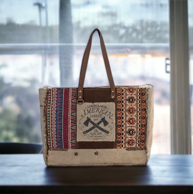 Load image into Gallery viewer, Myra Vintage Journeys Weekender Bag - The Street Boutique 
