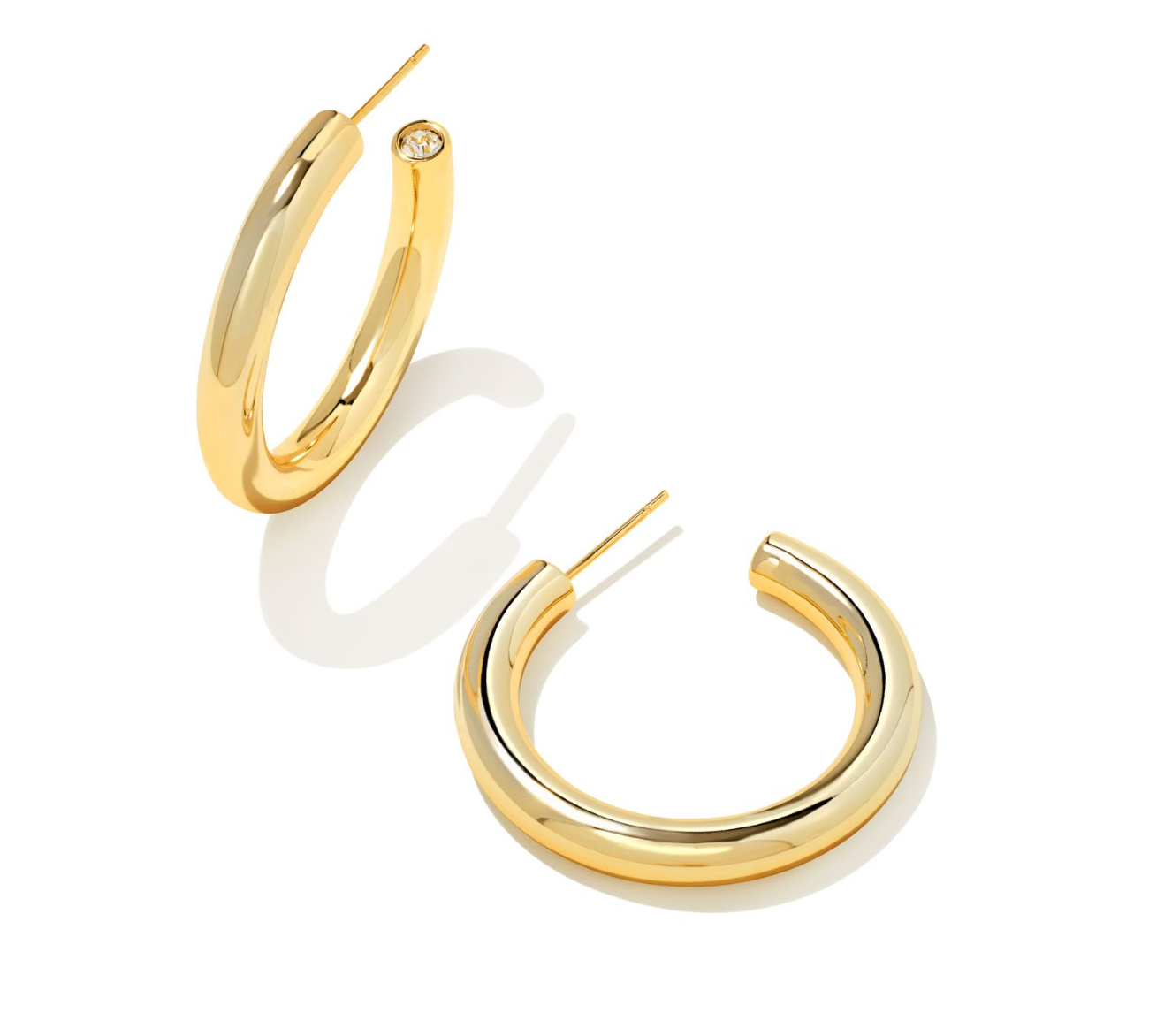 Colette Hoop Earrings in Gold | KENDRA SCOTT - The Street Boutique 