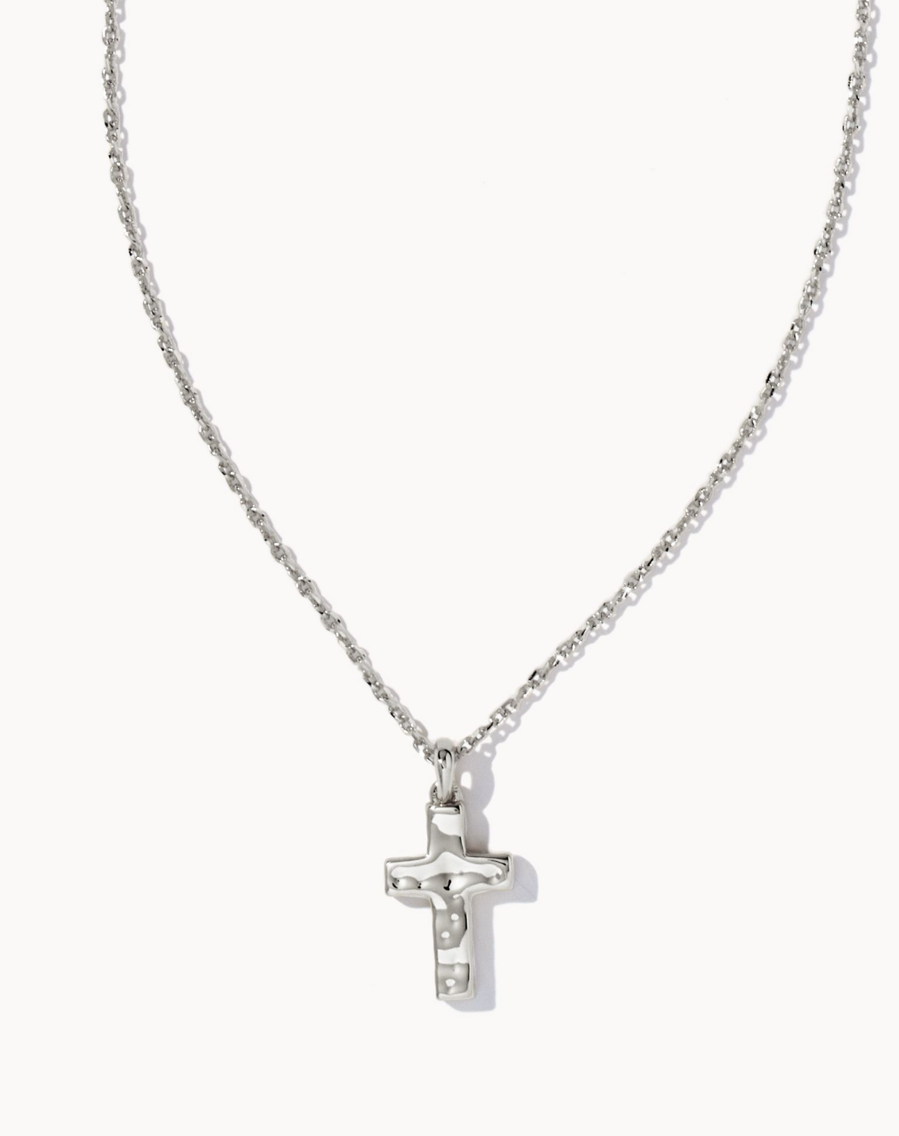 Load image into Gallery viewer, Cross Gold Pendant Necklace in Silver| KENDRA SCOTT - The Street Boutique 
