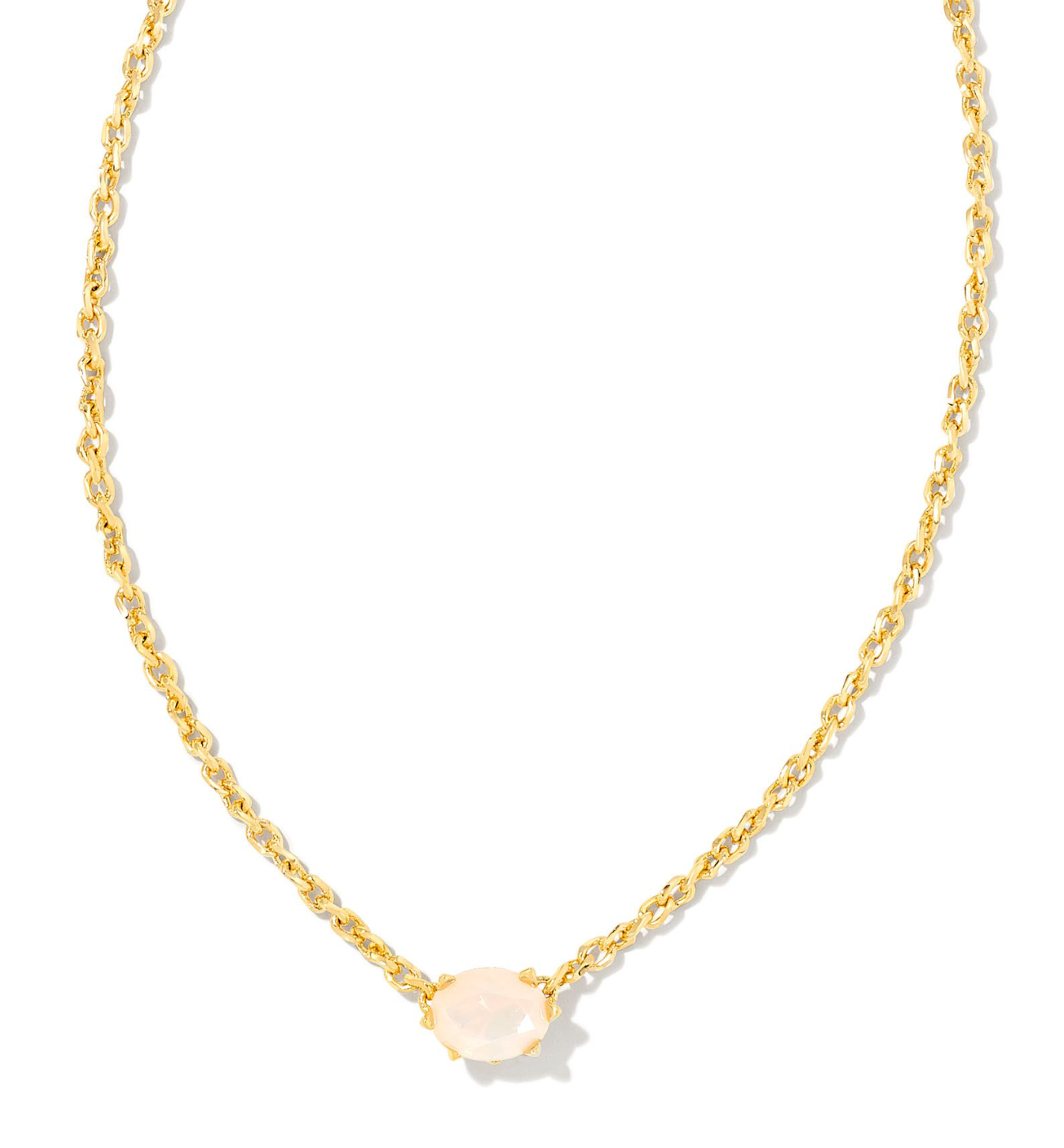Cailin Gold Pendant Necklace in Champagne Opal Crystal | KENDRA SCOTT - The Street Boutique 