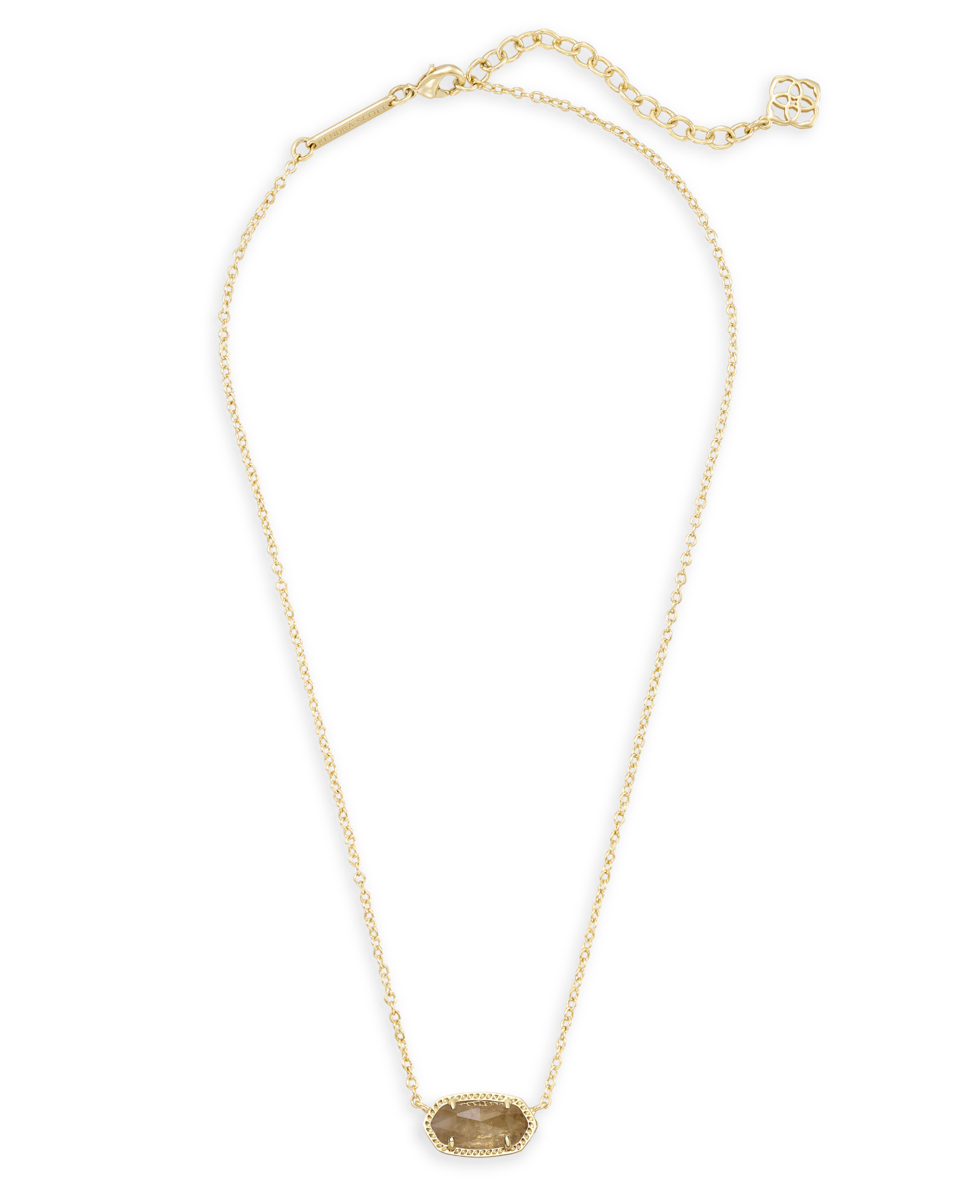 Load image into Gallery viewer, Elisa Gold Pendant Necklace in Orange Citrine Quartz | KENDRA SCOTT - The Street Boutique 

