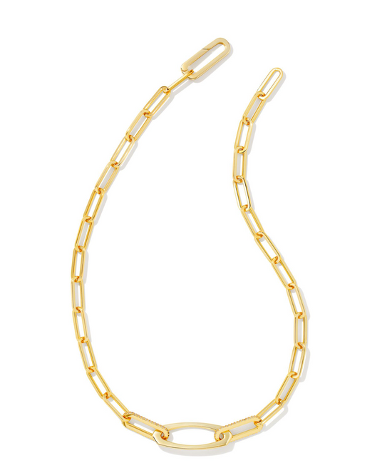 Load image into Gallery viewer, Adeline Chain Necklace in Gold | KENDRA SCOTT - The Street Boutique 
