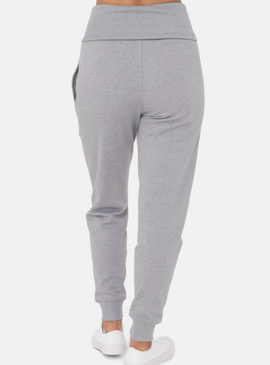 Load image into Gallery viewer, Brushed Slim Fit Lounge Joggers in Grey - The Street Boutique 
