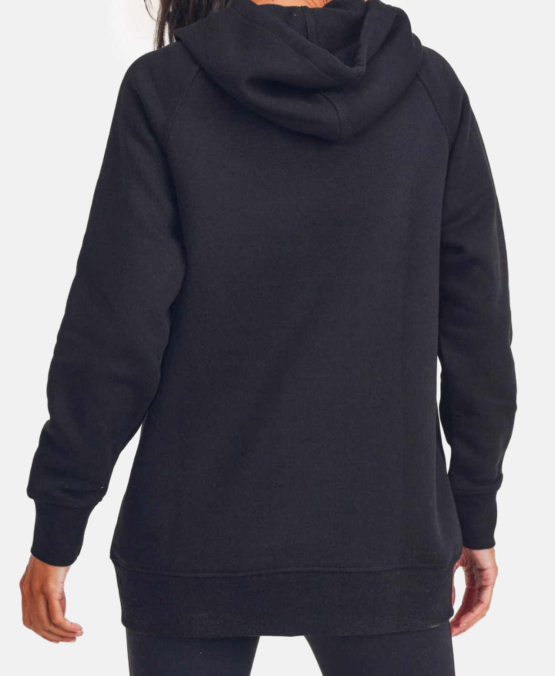 Load image into Gallery viewer, Oversized Hoodie Pullover in Black - The Street Boutique 
