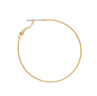 Skinny Medium Hoop Earring in Gold - The Street Boutique 