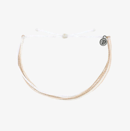 PURAVIDA Anklet in White Sands - The Street Boutique 