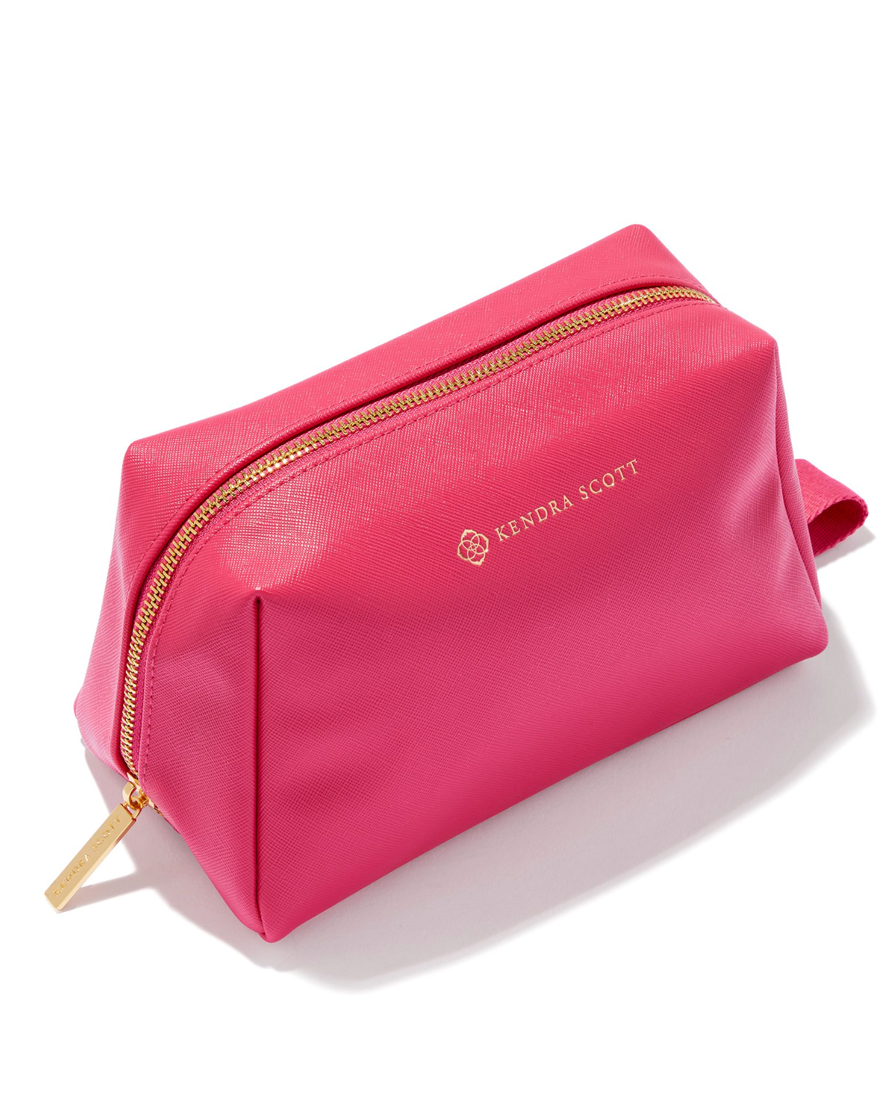 Load image into Gallery viewer, Large Cosmetic Zip Case in Hot Pink | KENDRA SCOTT - The Street Boutique 

