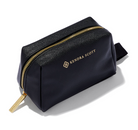 Small Cosmetic Zip Case in Black | KENDRA SCOTT - The Street Boutique 