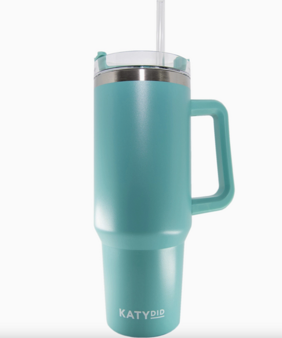 40oz Tumbler with Handle in Mint - The Street Boutique 