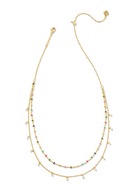 Eve Gold Multi Strand Necklace in Multi Mix | KENDRA SCOTT - The Street Boutique 