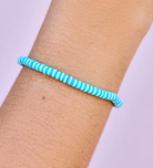 PURAVIDA Stretch Bracelet in Canal Blues Seascape - The Street Boutique 