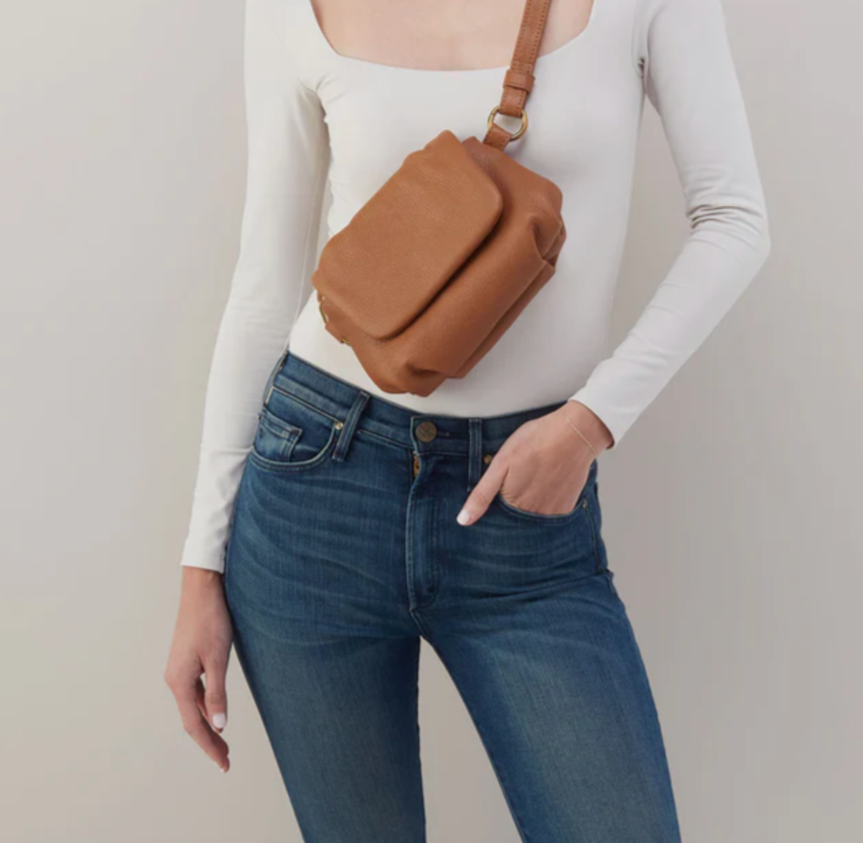 Harley Crossbody Sling Bag by HOBO | Warm Honey - The Street Boutique 