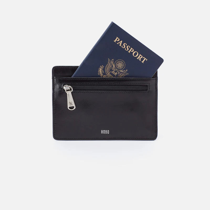 Euro Slide Card Case by HOBO | Black - The Street Boutique 