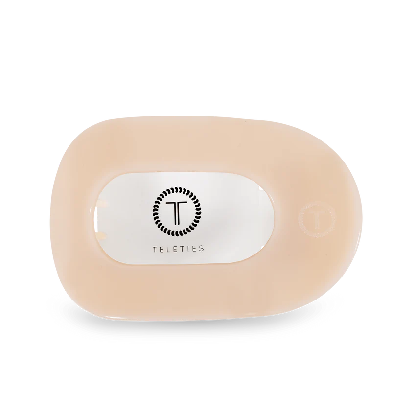 Large Flat Round Hair Clip | TELETIES - The Street Boutique 