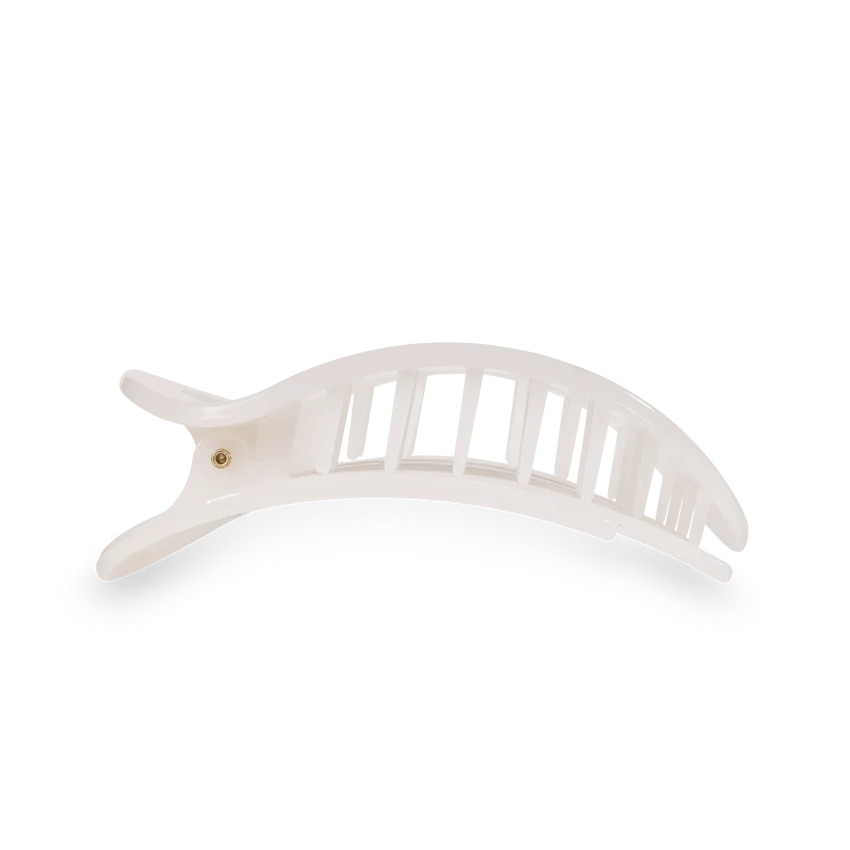 Medium Flat Round Hair Clip | TELETIES - The Street Boutique 