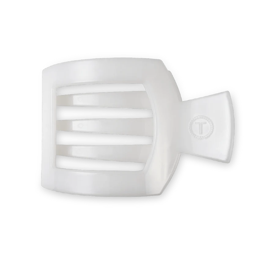 Medium Flat Square Hair Clips | TELETIES - The Street Boutique 