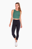 Bronze - Manhattan Ultra Form Fit High Waist Leggings - The Street Boutique 