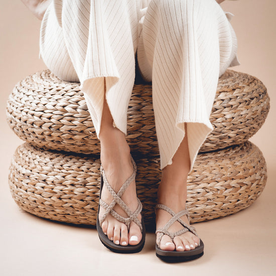 Load image into Gallery viewer, Lagoon Woven Sandals - The Street Boutique 
